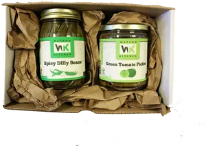 Artisan Pickled Vegetables Packaging PNG
