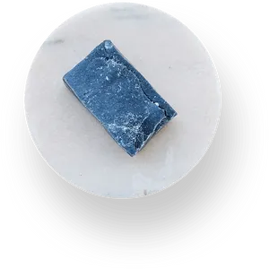 Artisanal Blue Soap Bar Spa Setting