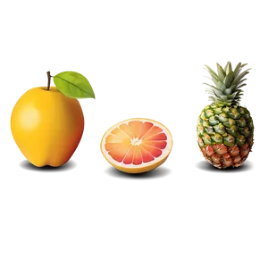 Artisanal Fruit Assortment PNG 91