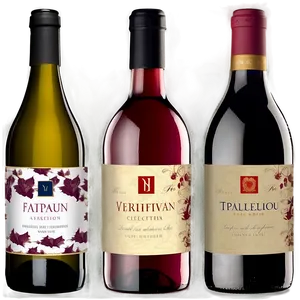 Artisanal Wine Label Collection Png 06282024 PNG image