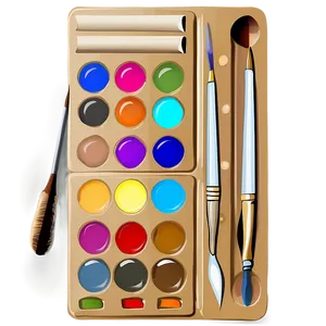 Artist's Palette Clipart Png 06212024 PNG image