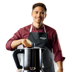 Artistic Barista Portrait PNG 06272024 PNG