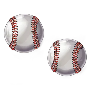 Artistic Baseball Stitching Drawing Png 10 PNG image