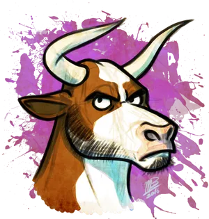 Artistic Bull Illustration2016