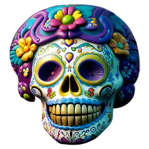 Artistic Dia De Los Muertos Murals PNG 90