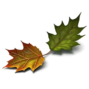 Artistic Fallen Leaves Composition PNG Qrs33 PNG