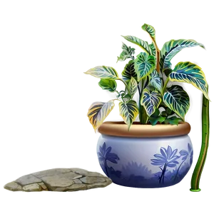 Artistic Floor Plant PNG Jvb PNG