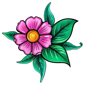 Artistic Flower Sketch Png 06272024 PNG image