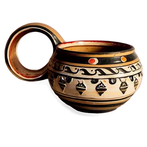 Artistic Handcrafted Pottery PNG 06202024