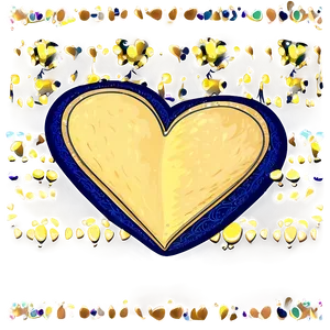 Artistic Heart Doodle Png Trc PNG image