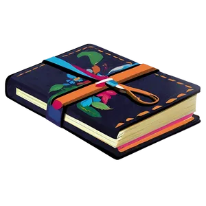 Artistic Notebook Cover Png 64 PNG image