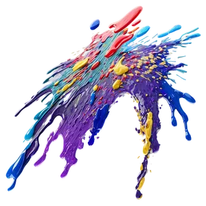 Artistic Paint Splatter Png Gdv PNG image