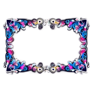 Artistic Photo Border PNG Nqy