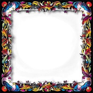 Artistic Photo Border PNG Yov
