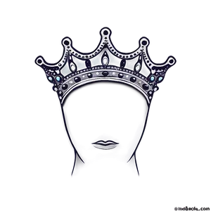 Artistic Queen Crown Outline PNG 92 PNG