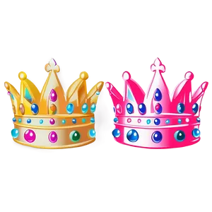 Artistic Queen Crown Outline PNG Hvl72 PNG