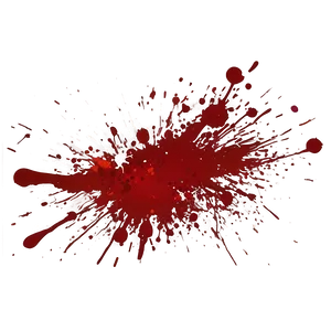 Artistic Red Splatter PNG 06132024