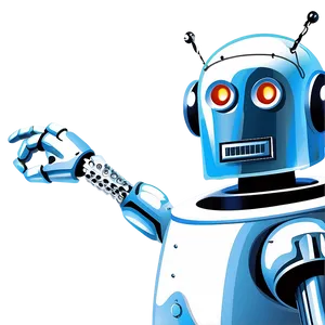 Artistic Robot Clipart PNG Igk