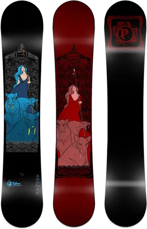 Artistic Snowboard Designs