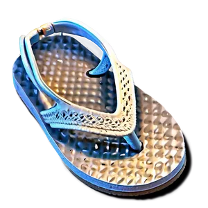Artistic Splash Flip Flop PNG 06132024