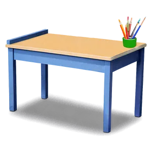 Artistic Student Desk PNG 38