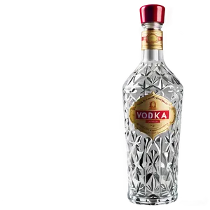Artistic Vodka Bottle PNG 30