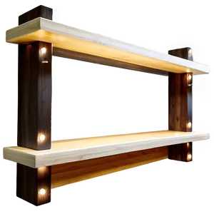 Artistic Wall Shelf Designs PNG Jeg
