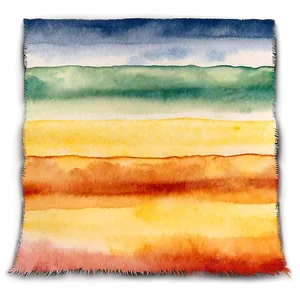 Artistic Watercolor Carpet Texture PNG Mia
