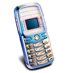 Artistic Y2k Phone Design Png Ltq PNG image