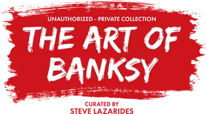 Artof Banksy Exhibition Poster PNG image