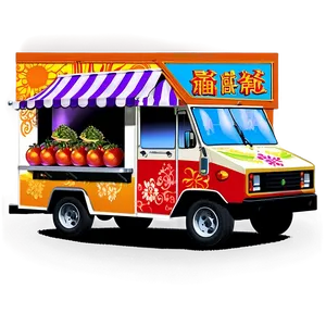 Asian Food Truck Png 05252024 PNG image