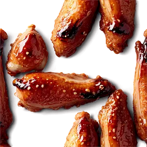 Asian Glazed Chicken Wings PNG Nmj19 PNG