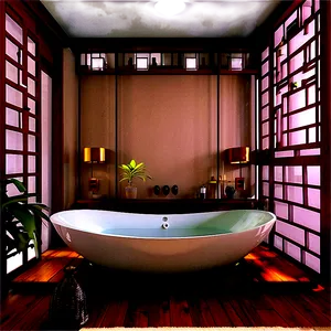 Asian-inspired Bathroom PNG Epq