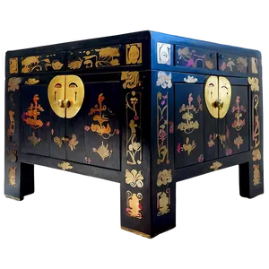 Asian Inspired Cabinet Png 10 PNG image