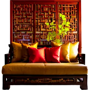 Asian Inspired Living Room Png Bdd PNG image