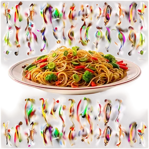 Asian Stir-fry Noodles Png Err PNG image