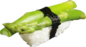 Asparagus Sushi Nigiri.png PNG