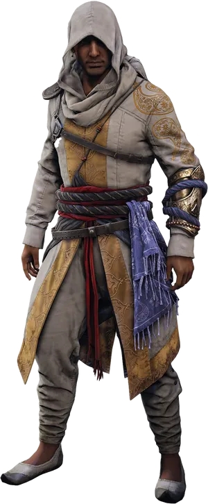 Assassins Creed Character Render PNG image