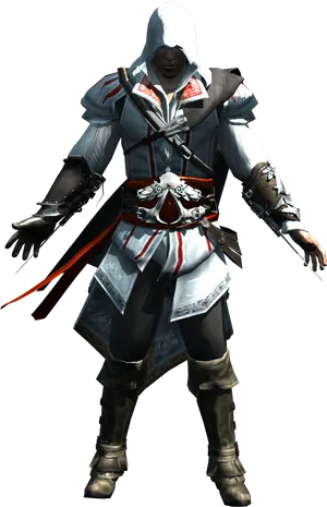 Assassins Creed Ezio Auditore Costume PNG image