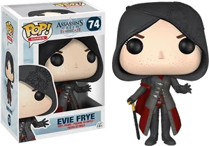 Assassins Creed Syndicate Evie Frye Funko Pop PNG image