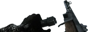 Assault Rifle Silhouette PNG image