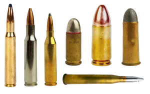 Assorted Ammunition Types PNG image