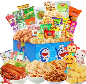 Assorted Asian Snacks Collection PNG image