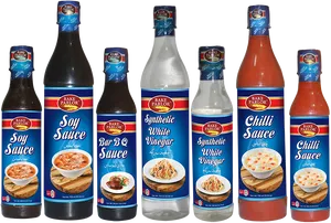 Assorted Bake Parlor Saucesand Vinegar PNG image