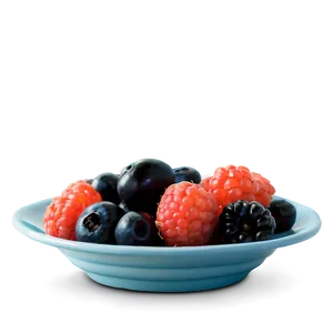 Assorted Berries Plate Png Ycm53 PNG image