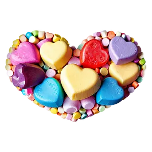 Assorted Candy Hearts Png 52 PNG image