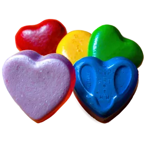 Assorted Candy Hearts Png Rpw56 PNG image