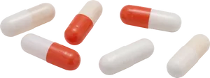 Assorted Capsules Transparent Background PNG