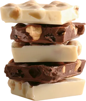 Assorted_ Chocolate_ Bars_ Stacked PNG image