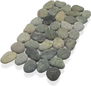 Assorted Cobblestones Texture PNG image